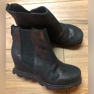 Sorel Black Ankle Boots